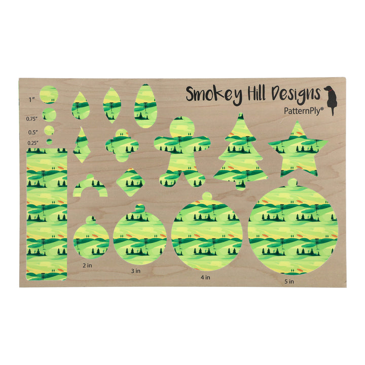 PatternPly® Transparent Disc Golf