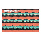 PatternPly® Transparent Coral Mountains sheet showing the pattern