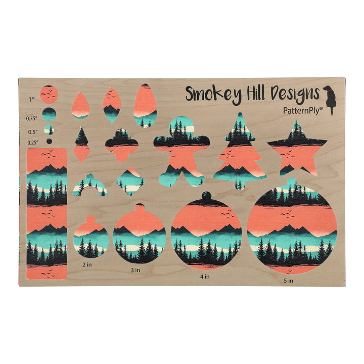 PatternPly® Transparent Coral Mountains