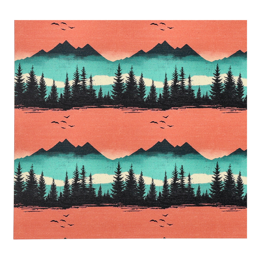 PatternPly® Transparent Coral Mountains