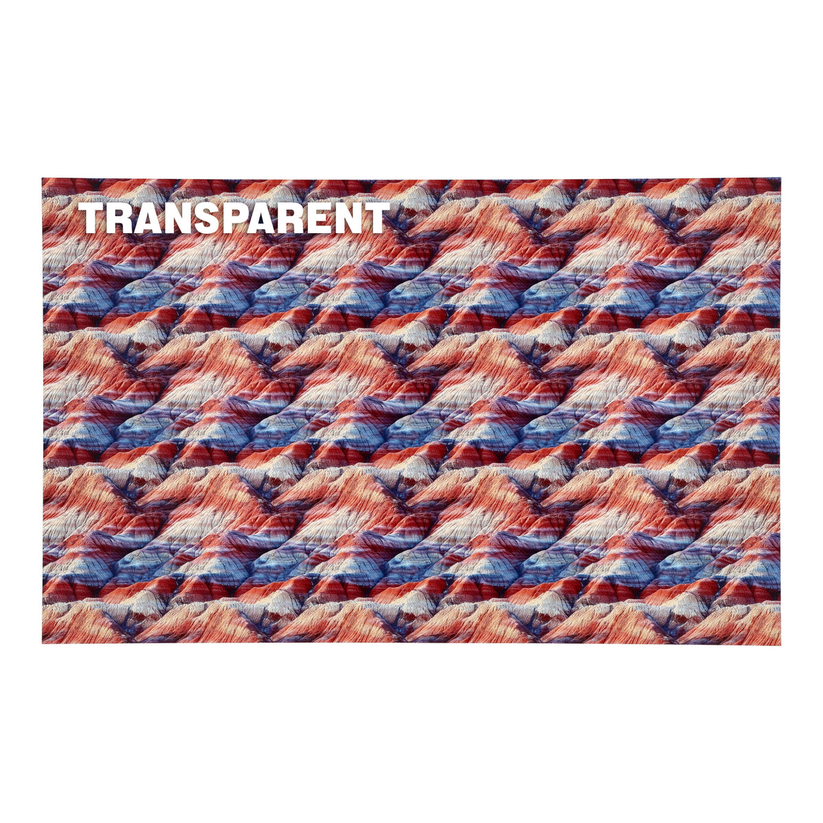 PatternPly® Transparent Canyon sheet showing the pattern