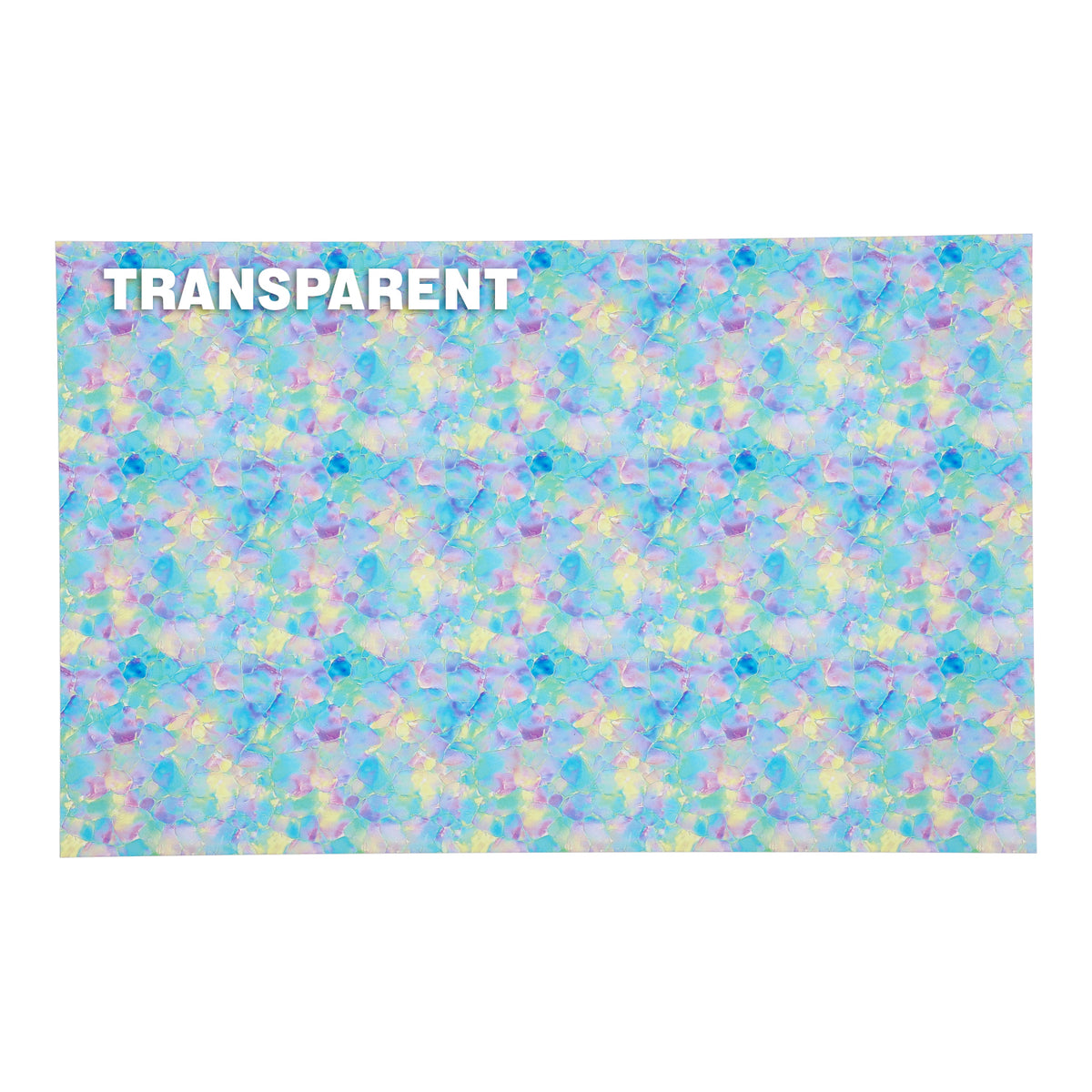 PatternPly® Transparent Blue Opal sheet showing the pattern