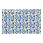 PatternPly® Transparent Bluebirds and Flowers sheet showing the pattern