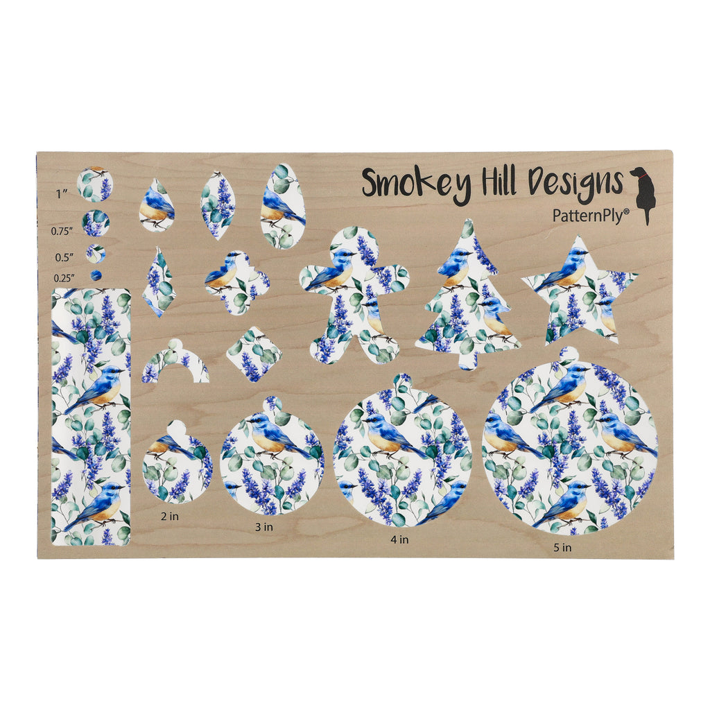 PatternPly® Transparent Bluebirds and Flowers product photo 3