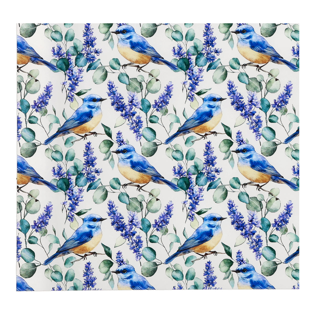 PatternPly® Transparent Bluebirds and Flowers product photo 4