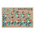 PatternPly® Transparent Colorful Turquoise Mosaic product photo 3