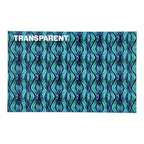 PatternPly® Transparent Blue Green Abalone Vertical Ripples sheet showing the pattern