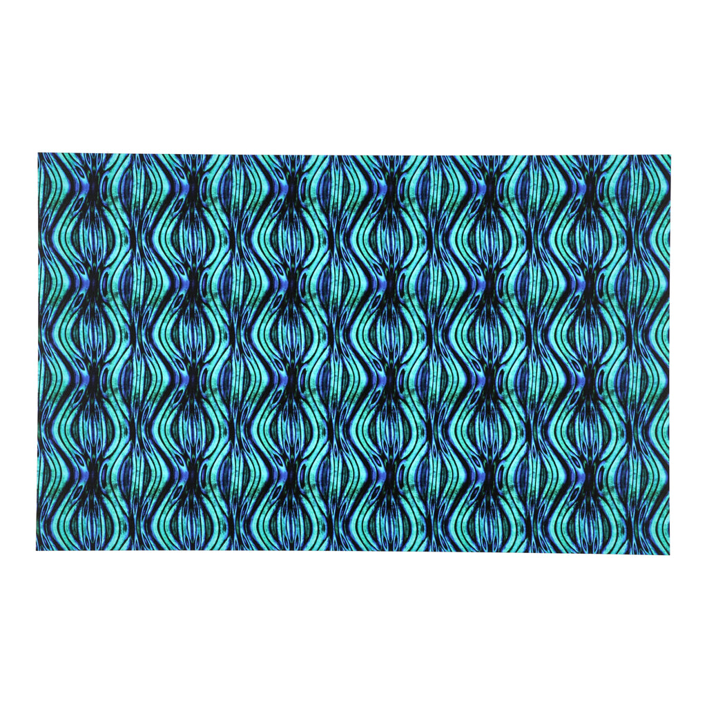 PatternPly® Transparent Blue Green Abalone Vertical Ripples product photo 2