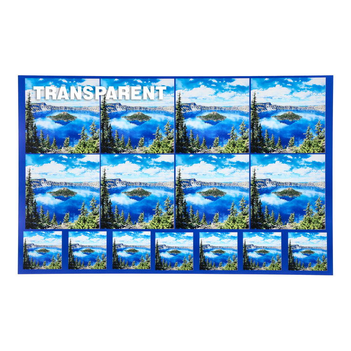 PatternPly® Transparent Crater Lake Two Sizes