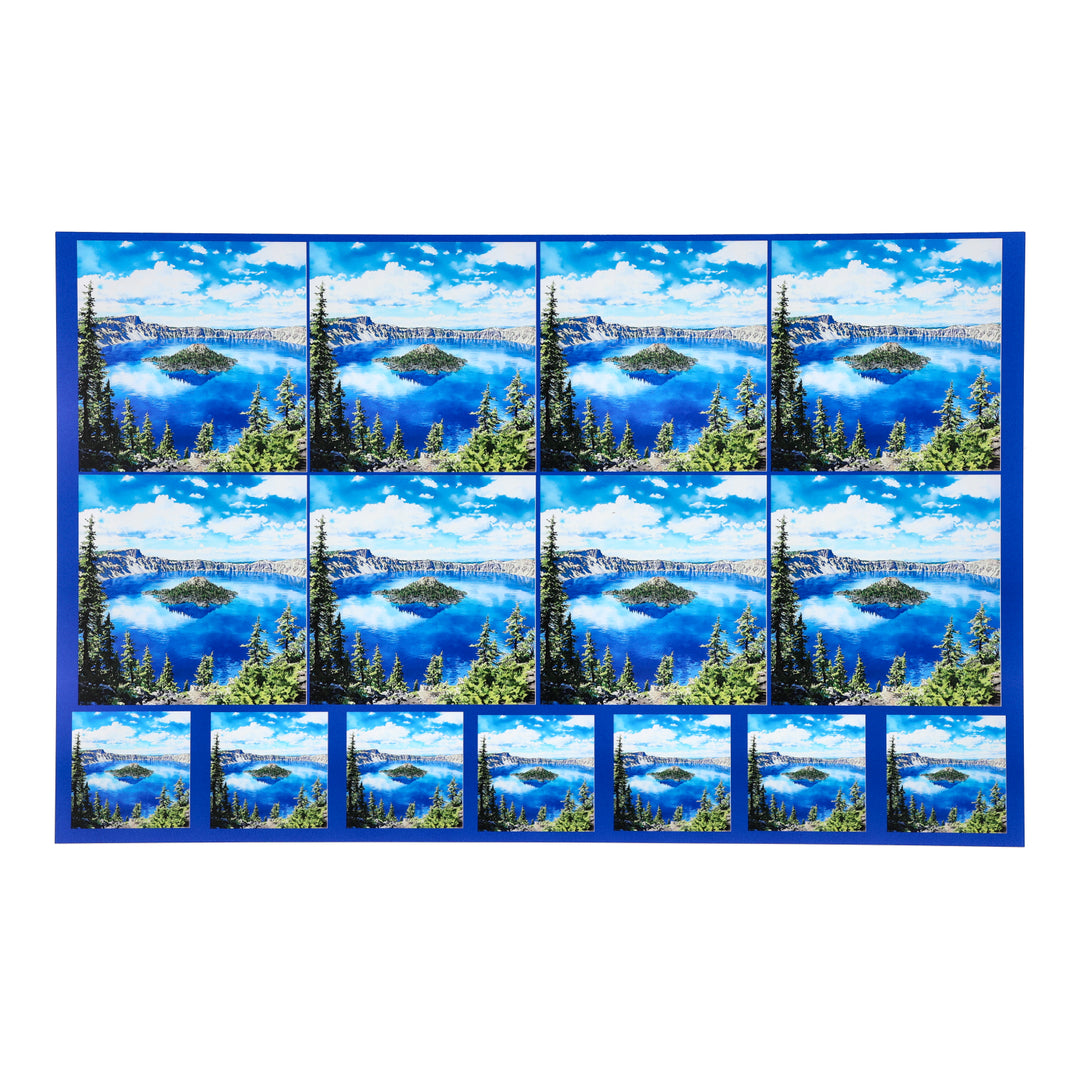 PatternPly® Transparent Crater Lake Two Sizes