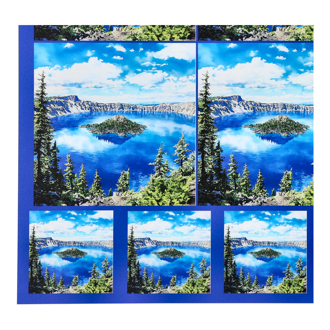 PatternPly® Transparent Crater Lake Two Sizes