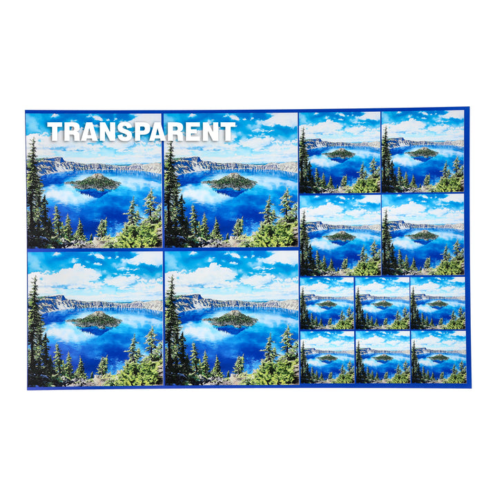 PatternPly® Transparent Crater Lake Three Sizes