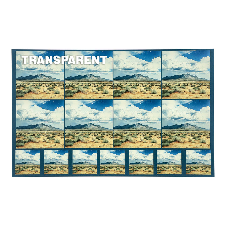 PatternPly® Transparent Desert Mountain Two Sizes