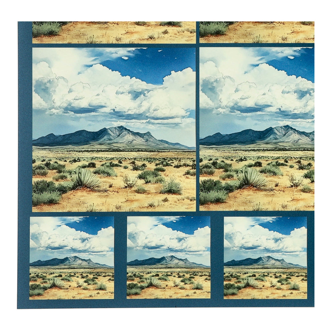 PatternPly® Transparent Desert Mountain Two Sizes