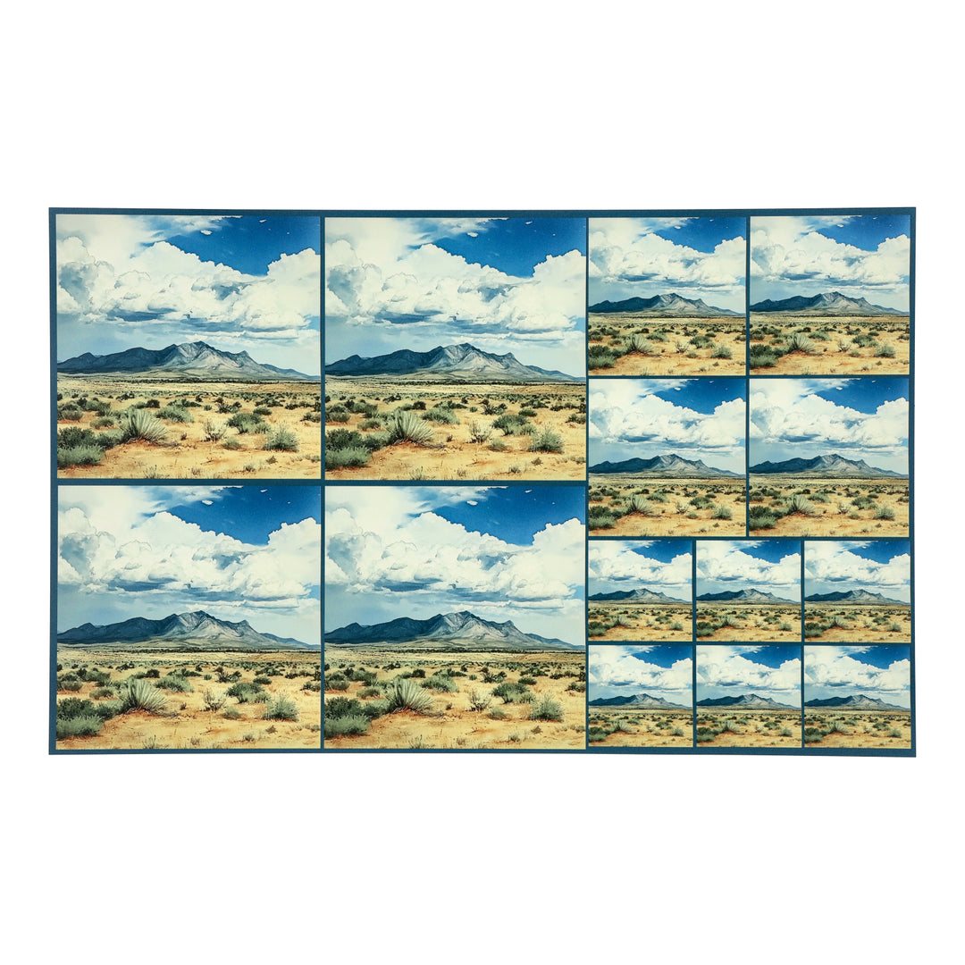 PatternPly® Transparent Desert Mountain Three Sizes