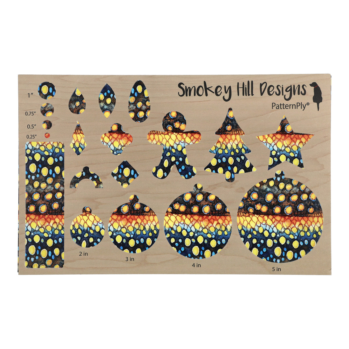 PatternPly® Transparent Dark Fish Spots product photo 3