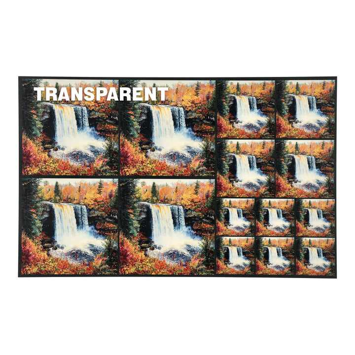 PatternPly® Transparent Forest Waterfall Three Sizes