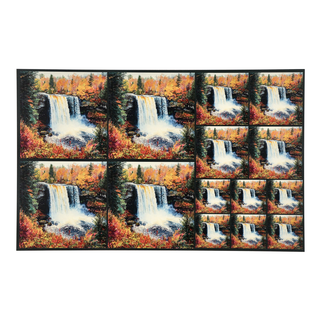 PatternPly® Transparent Forest Waterfall Three Sizes