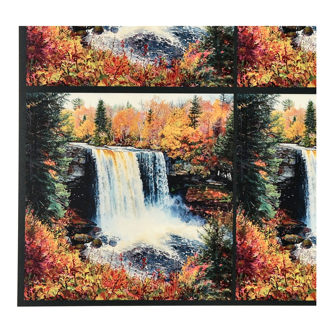 PatternPly® Transparent Forest Waterfall Three Sizes