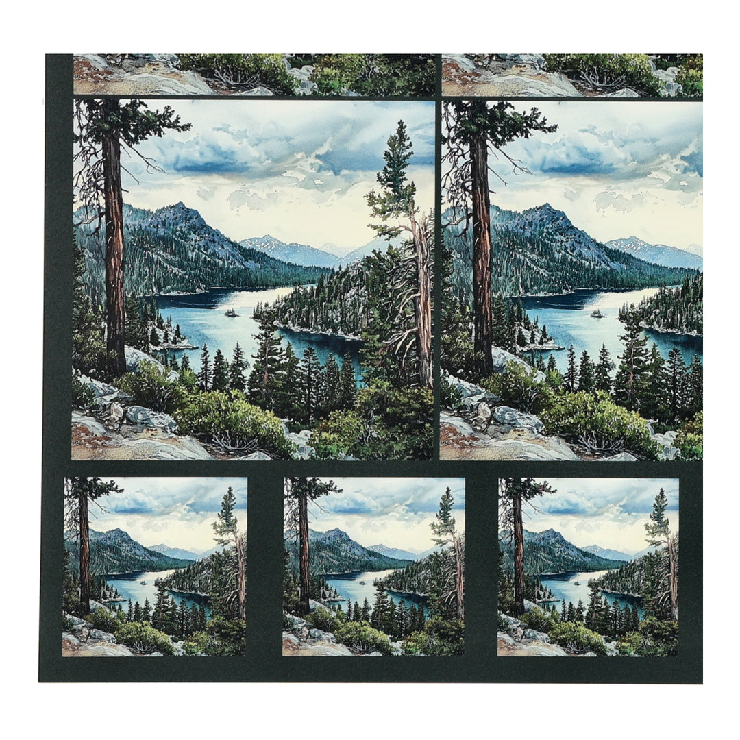 PatternPly® Transparent Lake Tahoe Two Sizes