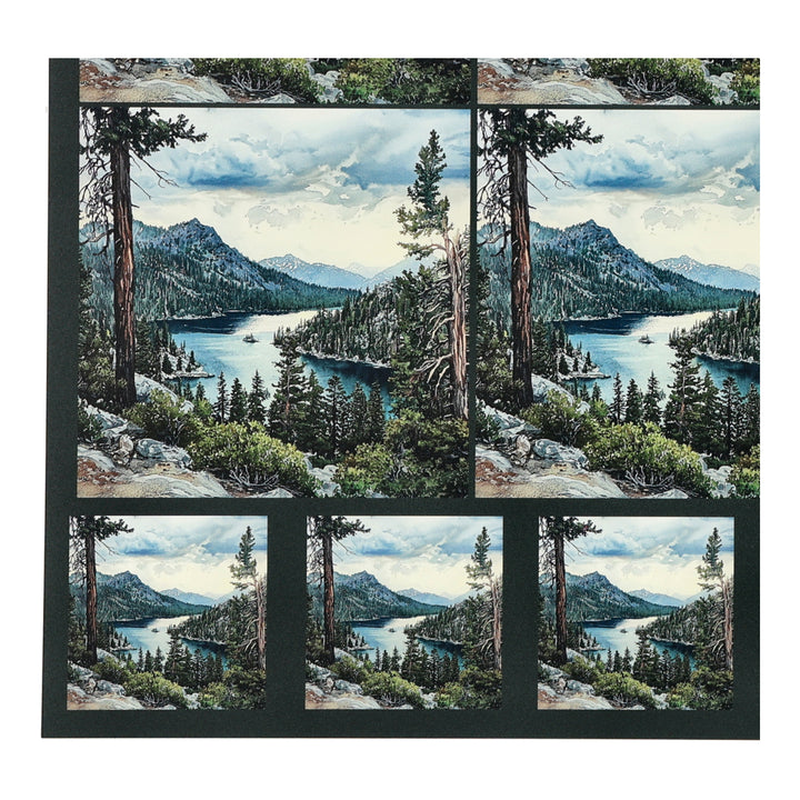 PatternPly® Transparent Lake Tahoe Two Sizes