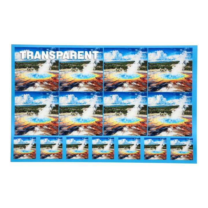 PatternPly® Transparent Grand Prismatic Spring Two Sizes