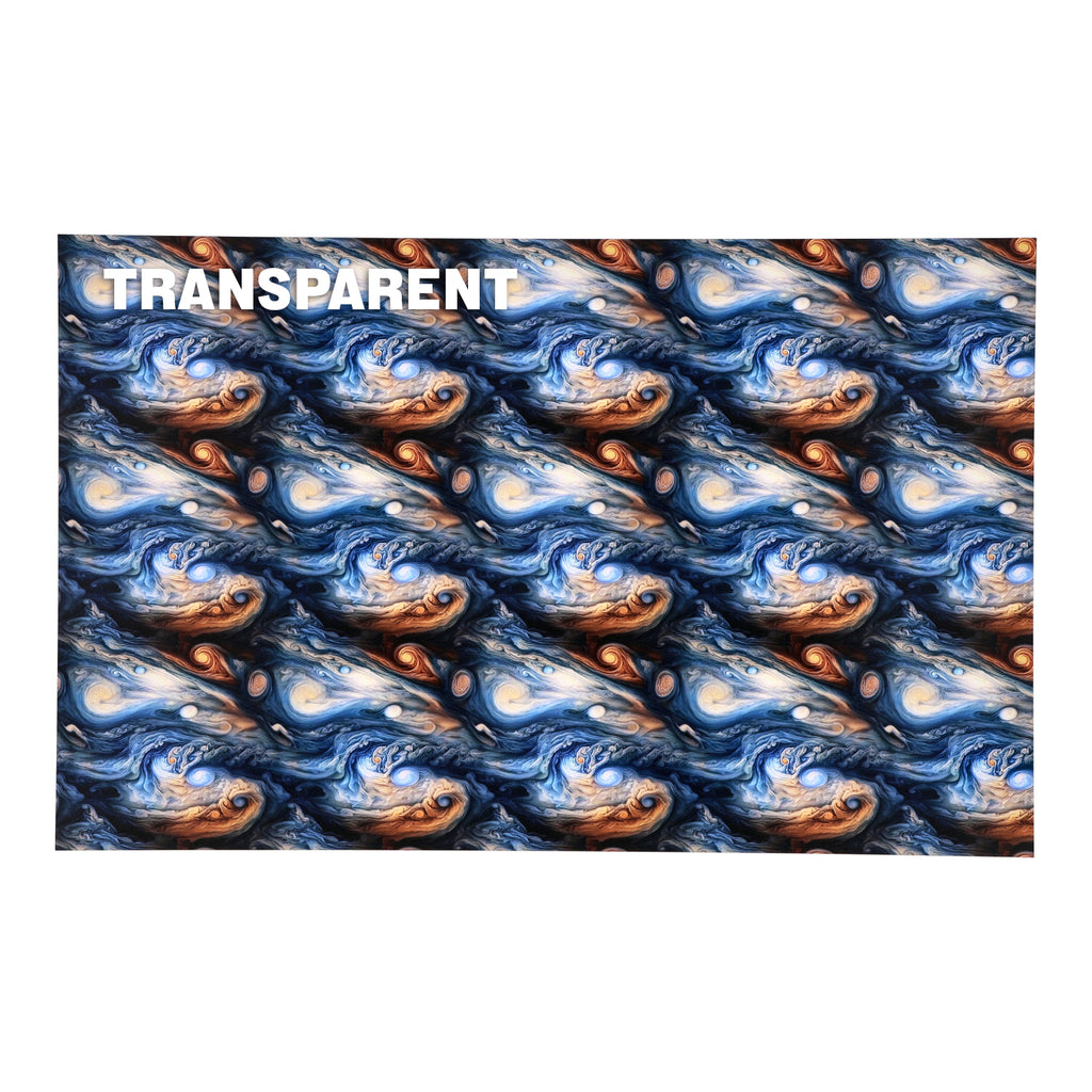 PatternPly® Transparent Jupiter Swirls sheet showing the pattern