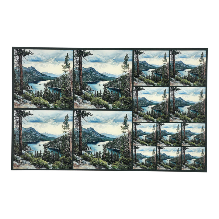PatternPly® Transparent Lake Tahoe Three Sizes