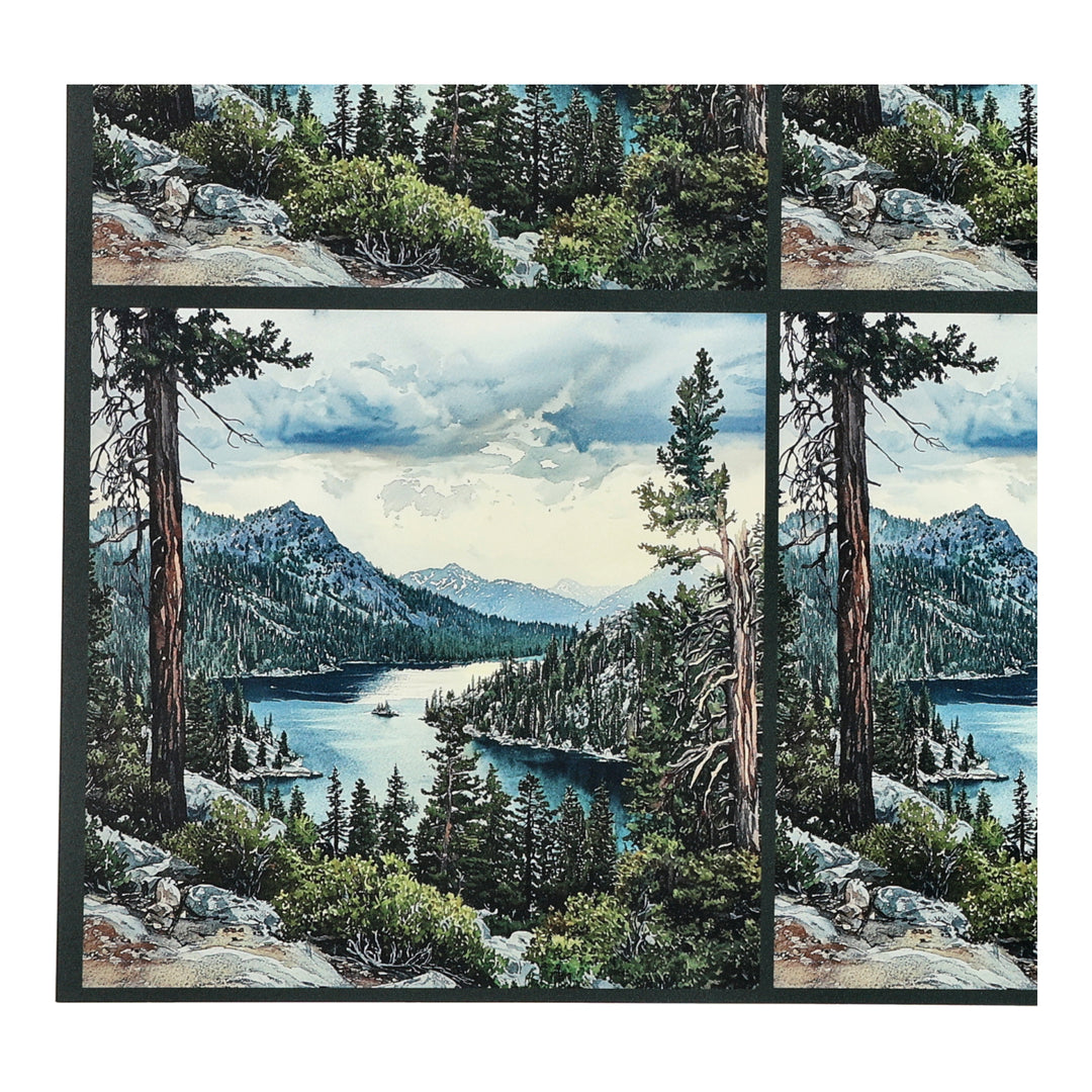 PatternPly® Transparent Lake Tahoe Three Sizes