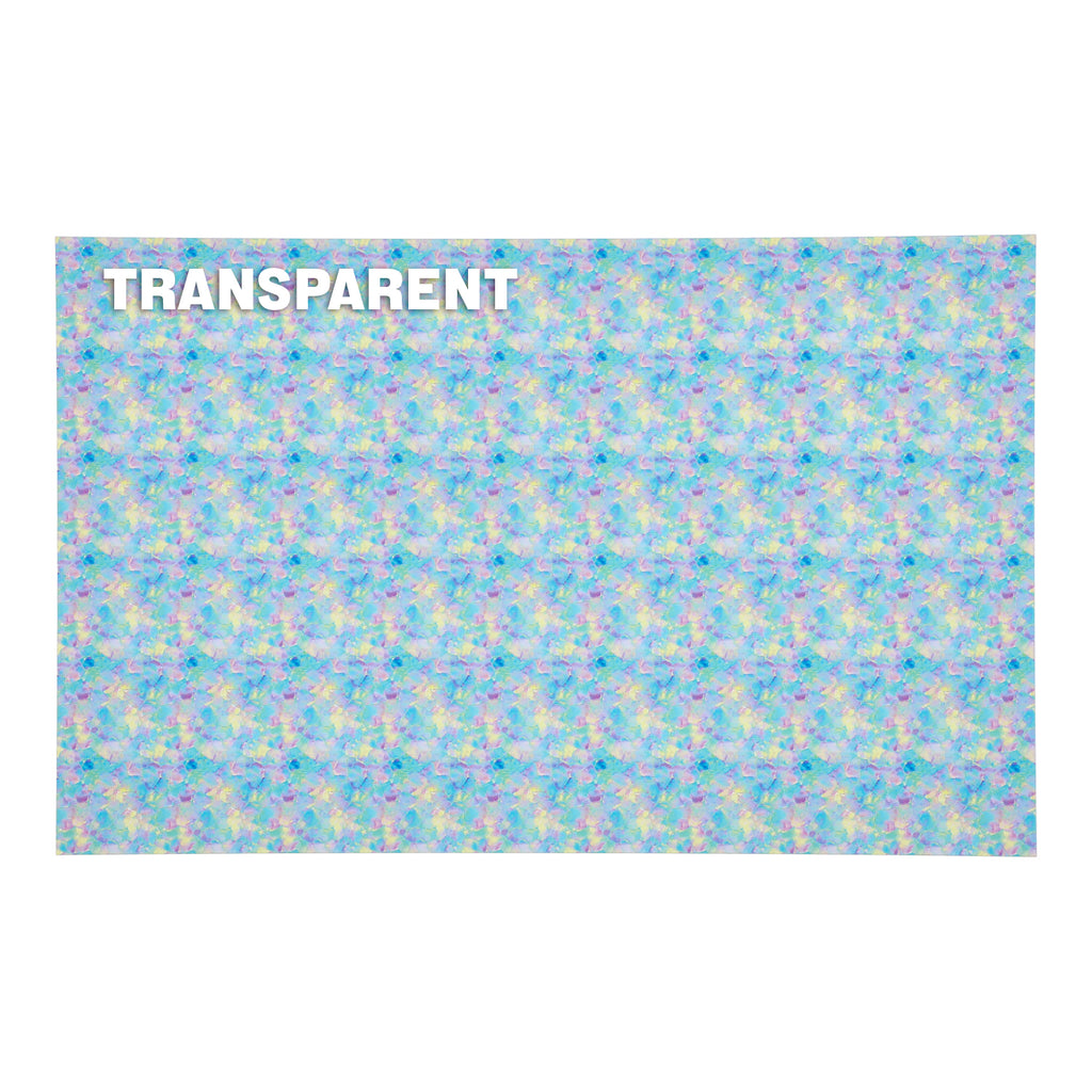 PatternPly® Transparent Blue Opal Micro sheet showing the pattern