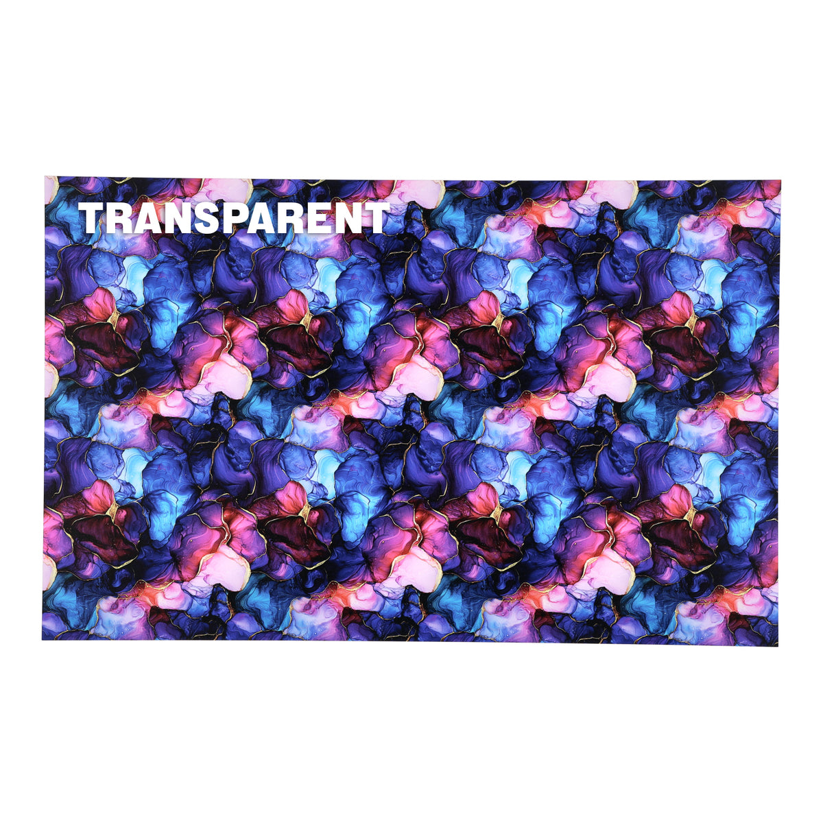 PatternPly® Transparent Magenta Blue Abstract sheet showing the pattern