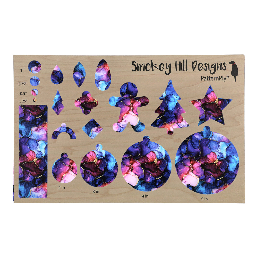 PatternPly® Transparent Magenta Blue Abstract