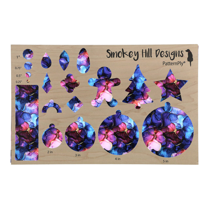 PatternPly® Transparent Magenta Blue Abstract