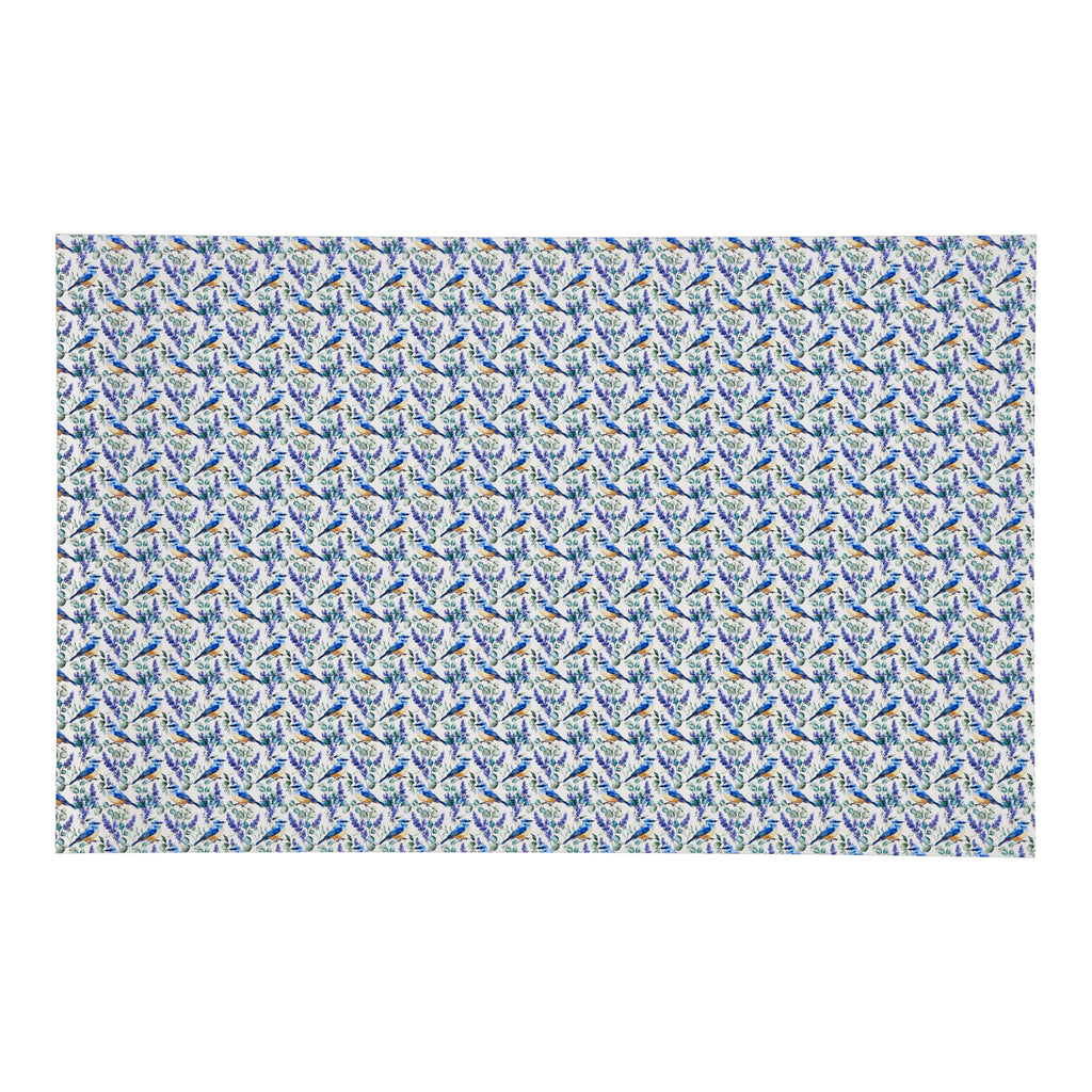PatternPly® Transparent Bluebirds and Flowers Micro product photo 2