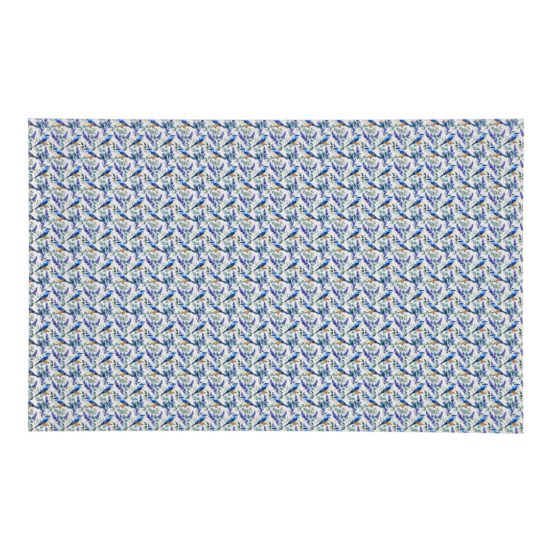 PatternPly® Transparent Bluebirds and Flowers Micro