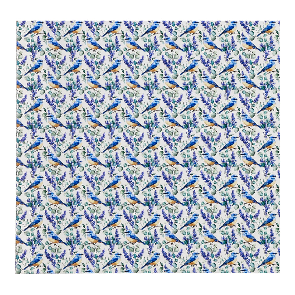 PatternPly® Transparent Bluebirds and Flowers Micro product photo 4