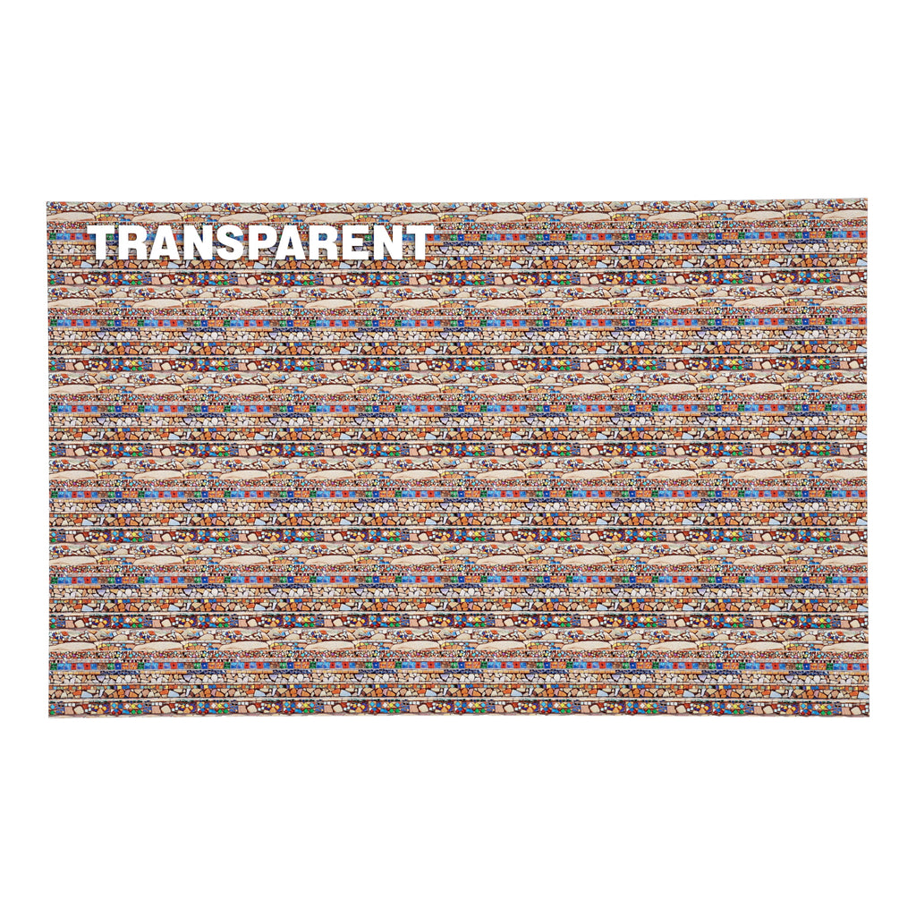 PatternPly® Transparent Mosaic Stairs Micro sheet showing the pattern