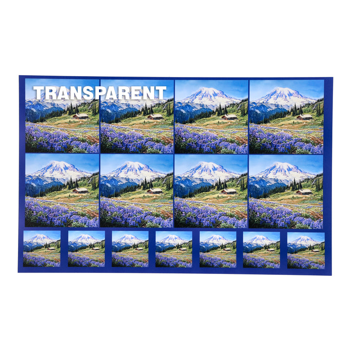PatternPly® Transparent Mount Rainier Two Sizes