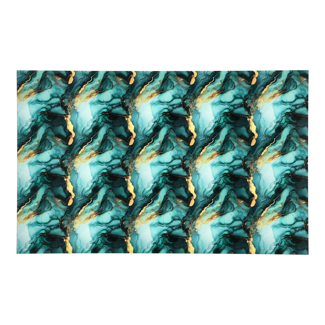 PatternPly® Transparent Seafoam and Gold Ink