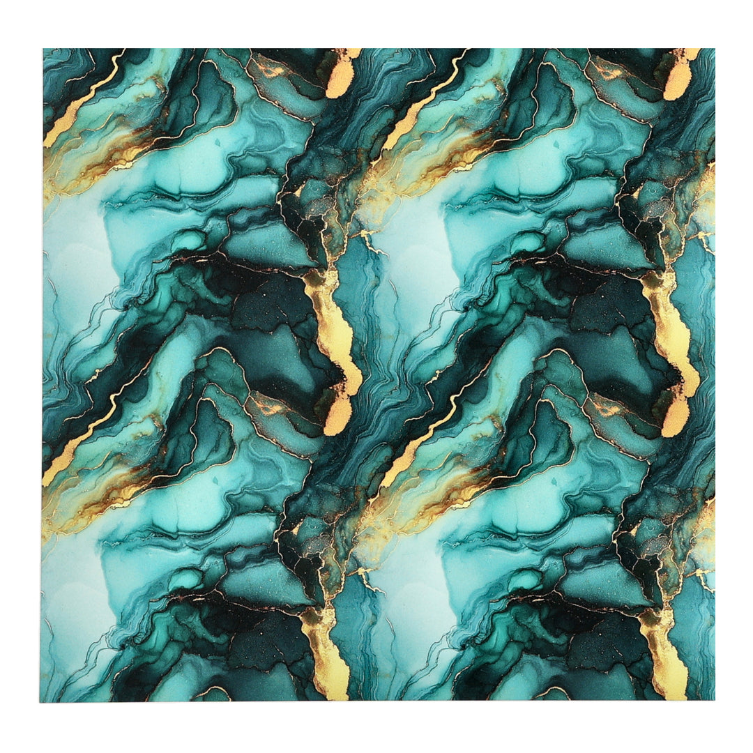 PatternPly® Transparent Seafoam and Gold Ink