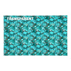 PatternPly® Transparent Natural Turquoise sheet showing the pattern