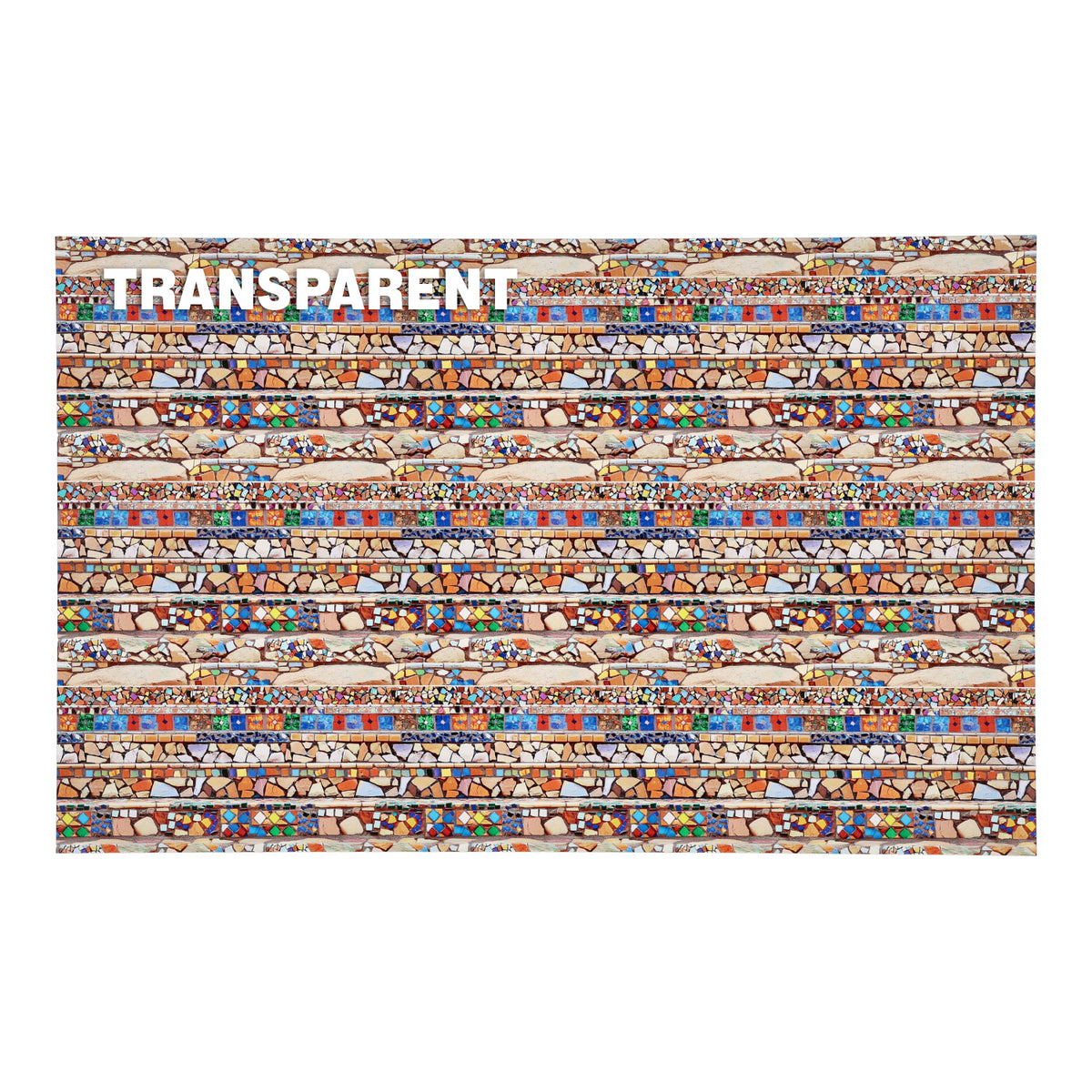 PatternPly® Transparent Mosaic Stairs sheet showing the pattern