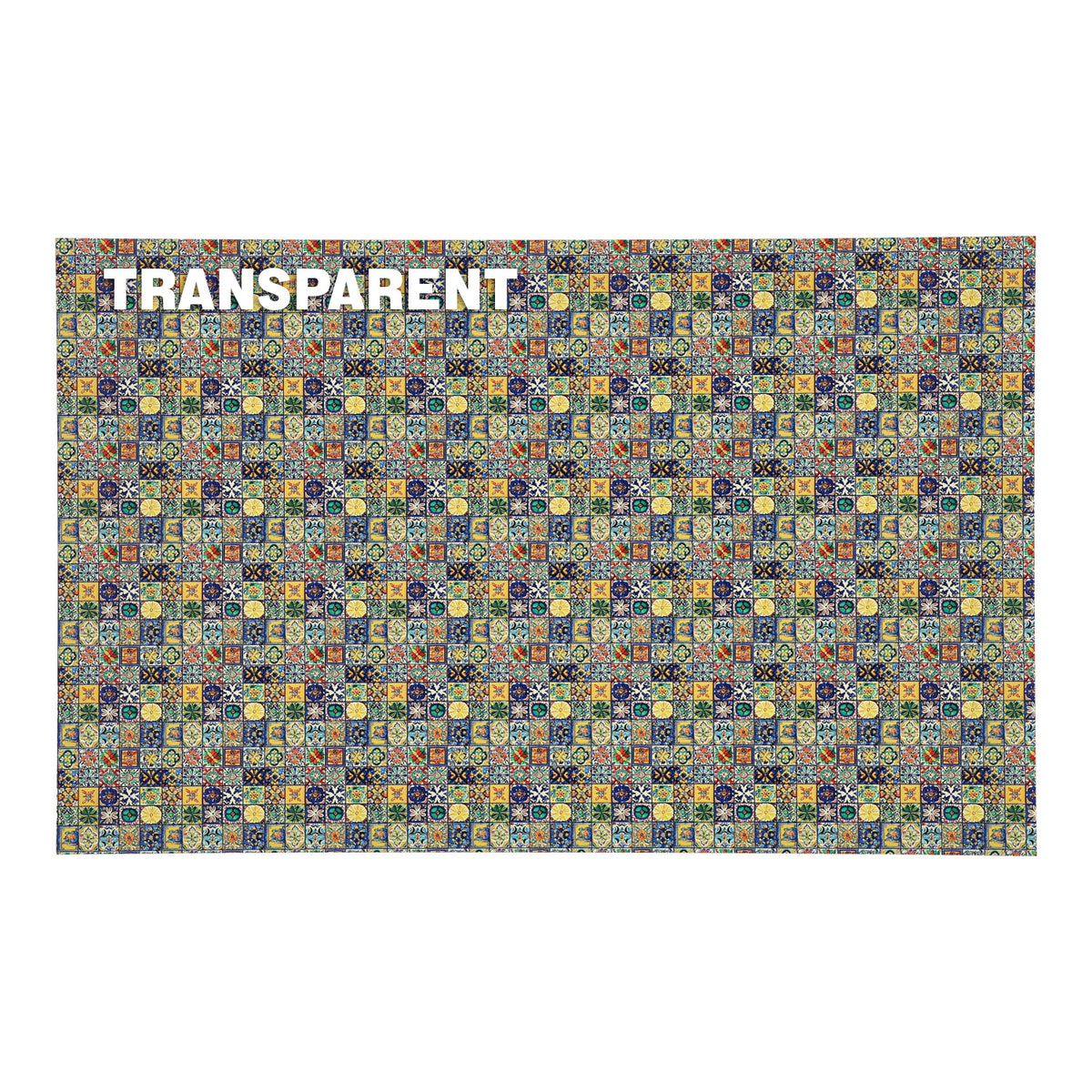 PatternPly® Transparent Ceramic Tiles Micro sheet showing the pattern