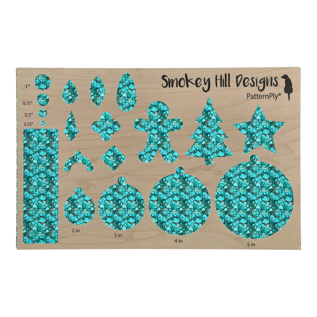 PatternPly® Transparent Natural Turquoise Micro product photo 3