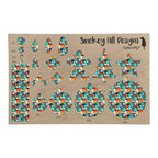 PatternPly® Transparent Colorful Turquoise Mosaic Micro product photo 3