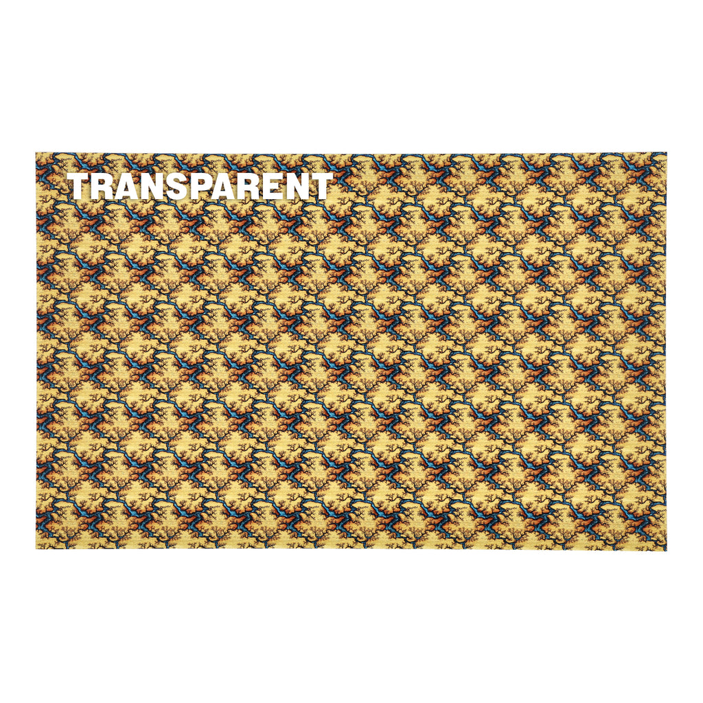 PatternPly® Transparent Fractal River Micro sheet showing the pattern