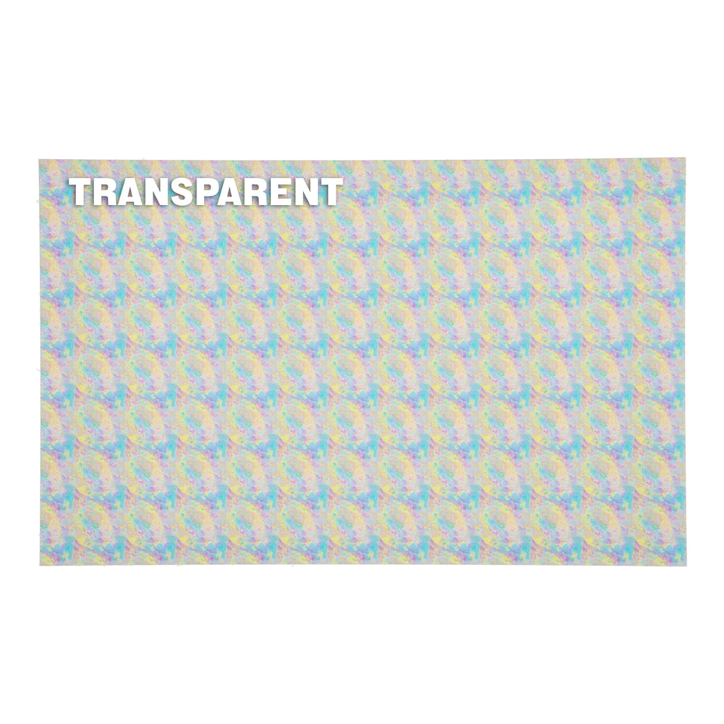 PatternPly® Transparent Opalescence Micro sheet showing the pattern