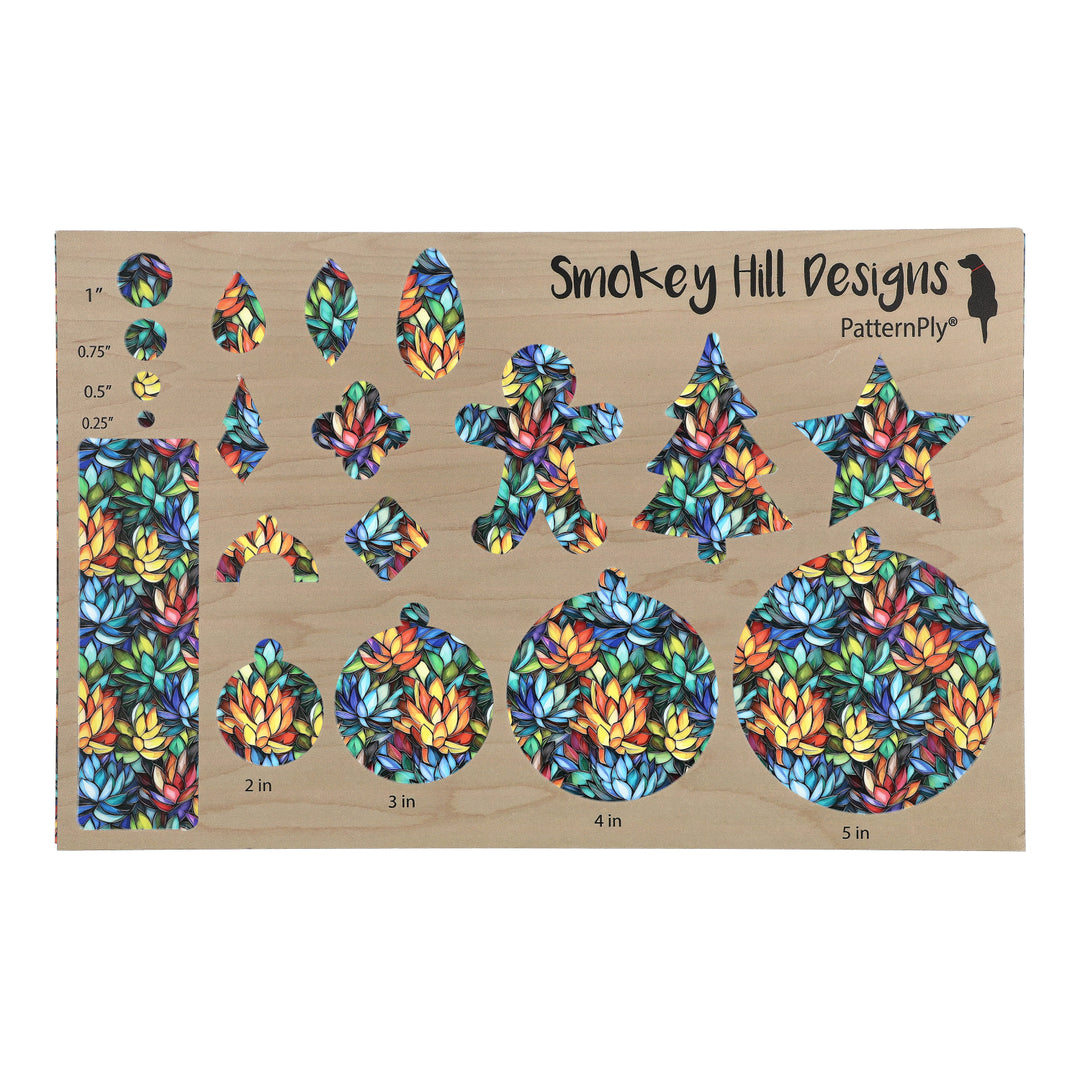 PatternPly® Transparent Agave Stained Glass