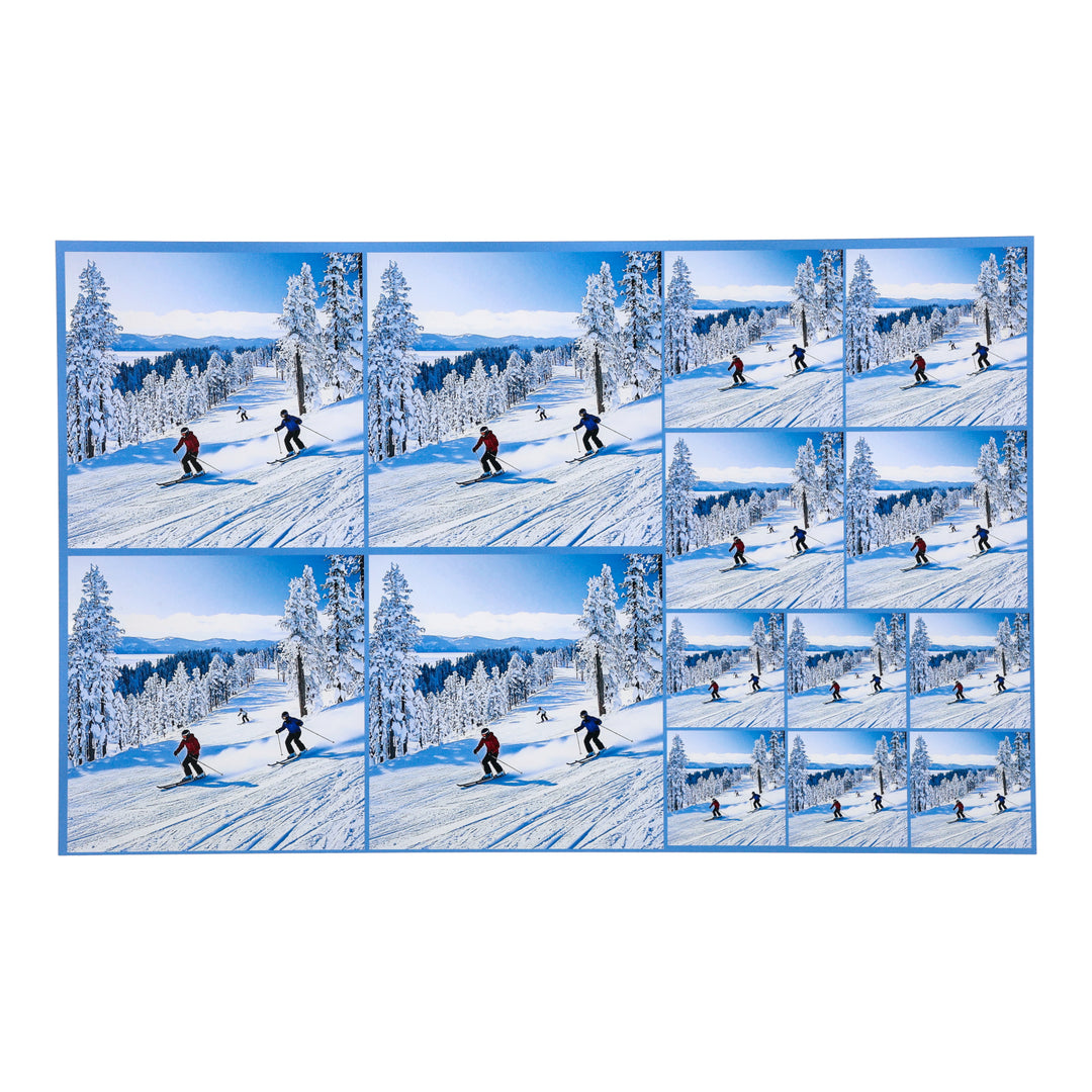 PatternPly® Transparent Skiers Three Sizes