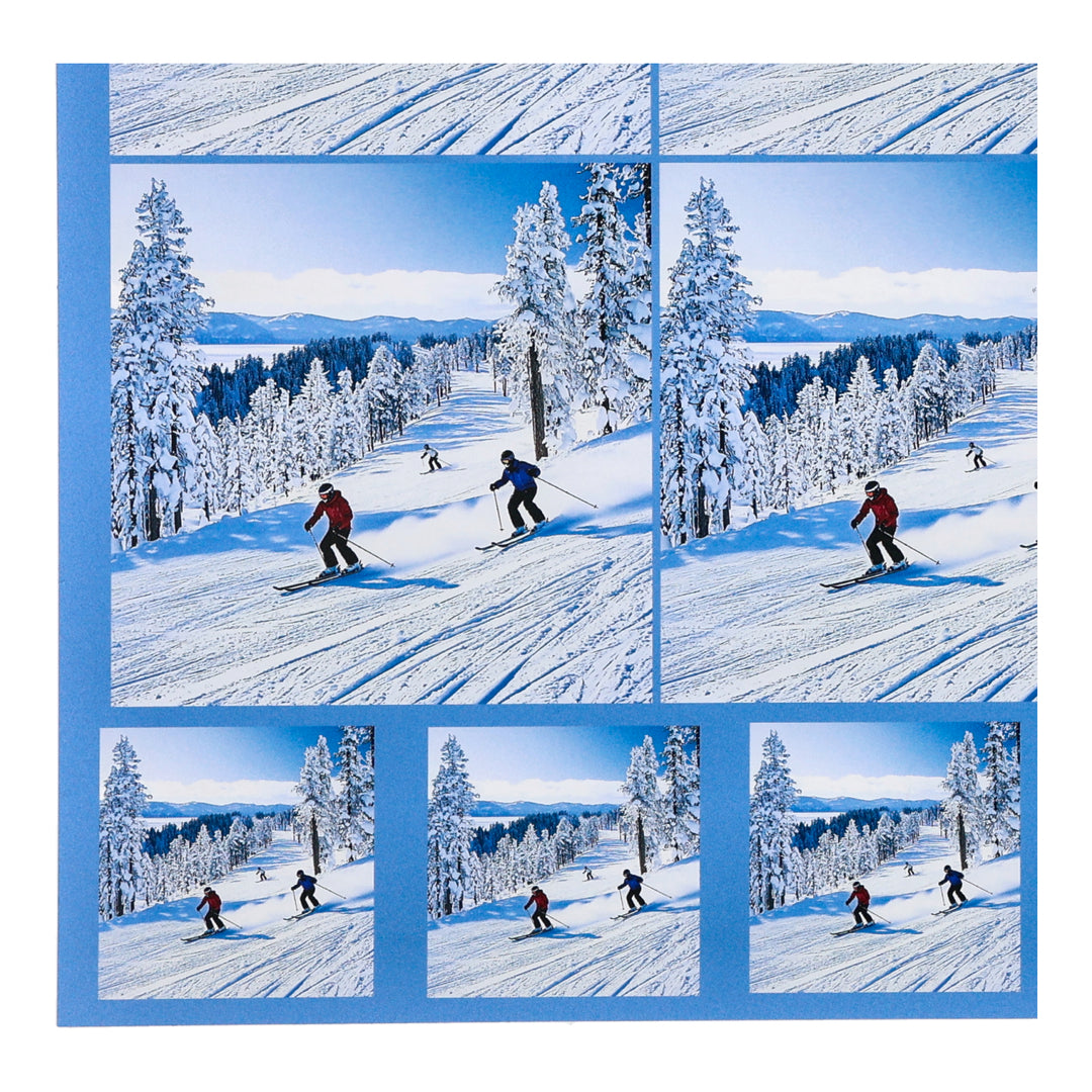 PatternPly® Transparent Skiers Two Sizes